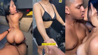 THE BIG ASS FROM 🍑 THE GYM 💀 ACCEPTS AND I FUCK HER AFTER THE GYM - SHE ASKS ME FOR MILK 💦 ON HER TITS