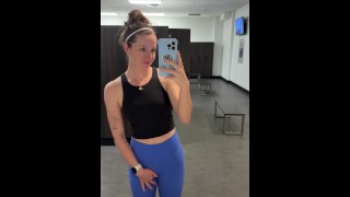 Trying not to cum on the stairmaster... but spoiler alert, I fail 😂