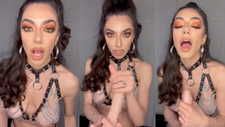 Darcie Dolce dominating jerk off instructions