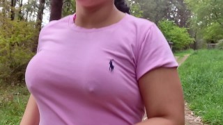 We were going for a run in the woods and we ended up fucking